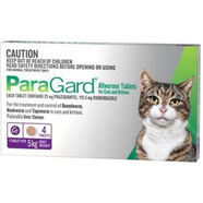 Paragard Allwormer Tablets for Cats and Kittens up to 5kg - Pack of 4 tablets