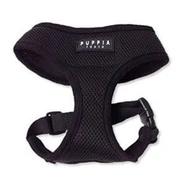 Puppia Soft Harness Black Med