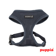 Puppia Soft Mesh Harness Grey