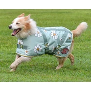 Thermo Master Supreme Dog Coat - Olive Daisies - Size 28 (71cm) *CLEARANCE*