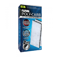 Fluval U2 Poly/Carbon Cartridge 2 Pack