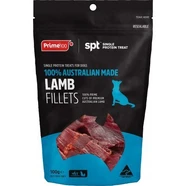 Prime100 Single Protein Treat 100g - Lamb fillets