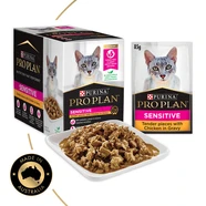 Pro Plan Adult Sensitive Chicken in Gravy Wet Cat Food 85g x 12 Sachets