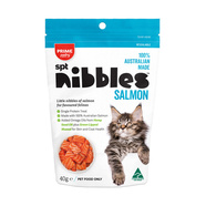 Prime Single Protein Treat Nibbles for Cats 40g - Salmon Flavour
