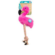 Beco Dual Material 'Fernando' Flamingo Dog toy