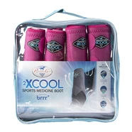 Professionals Choice 2XCool Sport Boots - 4 Pack Medium Raspberry