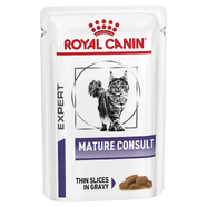 Royal Canin Feline Senior Consult (12 x 85gm pouches) - *NEW PACKAGING & IMPROVED RECIPE* - Mature Consult 