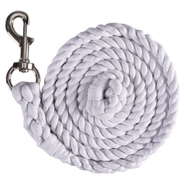 Poly Cotton Lead Rope Sml Snap 7' (213cm) [WHITE]