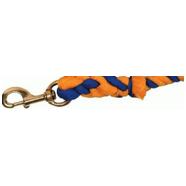 Cotton 3/4" Two-Tone Lead Rope 10'0"/3.05M Blue/Gold