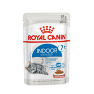 Royal Canin Feline Indoor 7+ Sterilised Sachets in Gravy 85g x 12