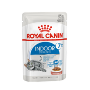 Royal Canin Feline Indoor 7+ Sterilised Sachets in Gravy 85g x 12
