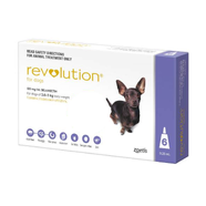 Revolution Purple 6pk - Dogs 2.7 - 5kg Expiry Feb 2026