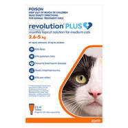 Revolution Plus for Cats 2.6-5kg Orange
