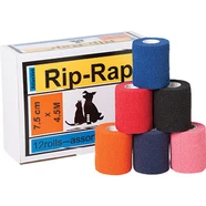 Rip Rap Lite Cohesive Bandage 7.5cm x 4.5m Box Of 12 -  Mixed Colours