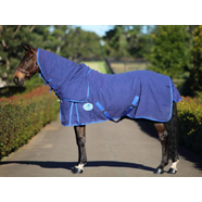 Horse Master Canvas Ripstop Combo - Navy w/Blue Trim 4'6"/137cm