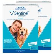Sentinel Spectrum Blue 12 pack Chews For Large Dogs 23-45kg