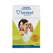 Sentinel Spectrum Green 3 pack Chews 4-11kg for dogs