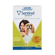 Sentinel Spectrum Green 6 pack Chews for dogs 4-11kg Small Dogs