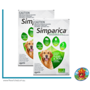 Simparica for Large dogs 20-40kg 12 pack Flea, Tick and Mite treatment