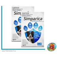 Simparica for Medium dogs 10.1 - 20kg 12 pack Flea, Tick and Mite treatment