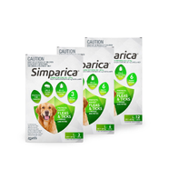 Simparica for Large dogs 20 - 40kg Green