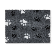 Snooza Stay Dry Mats - Grey Paw Print Design [LARGE]