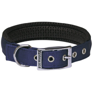 *CLEARANCE* Soft Nylon Padded Collar NAVY 1" x 30" (76cm)