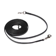 Jeremy & Lord Leather Draw Reins - Black