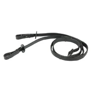 J&l Nappa Grip Reins W/bkle Ends Black 4'9"/145cm