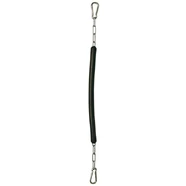 Rubber Trailer Tie 80cm w/Chain Ends & Snaphooks