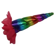 Clip-On Unicorn Horn - Rainbow