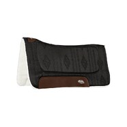 Weaver Contoured Saddle Pad Black H9 - 30"x 30"