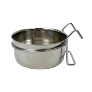 Birdie Stainless Steel Coop Cup with Hanger for Birds - 20oz/591ml