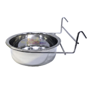 Birdie Stainless Steel Coop Cup with Hanger for Birds - 48oz/1.42ltr