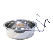 Birdie Stainless Steel Coop Cup with Hanger for Birds - 64oz/1.89ltr