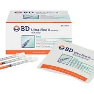 BD Insulin Syringes 326702 1ml U100 30g needle Ultrafine Box of 100