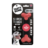 Tasty Bone Super Tough Bacon Bone Dog Toy