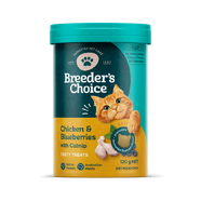 Breeders Choice Cat Treats - Chicken & Blueberry with Catnip 120g