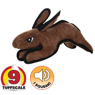 Tuffy Barnyard Series - Rabbit Dog Toy (Large) 35x23x14cm - Tuff Scale 9 (1 Squeaker)