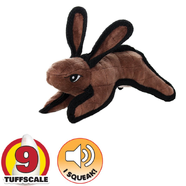 Tuffy Barnyard Series - Rabbit Dog Toy (Junior) 28x15x7.5cm - Tuff Scale 9 (1 Squeaker)