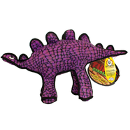 Tuffy Dinosaurs - Stegosaurus Dog Toy (Large) - 48x15x38cm - Tuff Scale 8 (4 Squeakers)