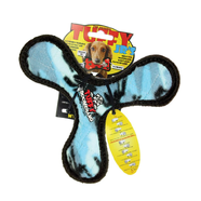 Tuffy Boomerang - Camo Blue (Junior) 20x18x3cm - Tuff Scale 8 (3 Squeakers)