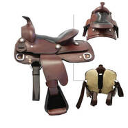 Texas Tack Childs Western Saddle [Size: 13"] **CLEARANCE - DISCONTINUED PRODUCT**