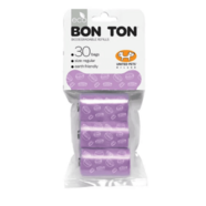 Bon Ton Biodegradable Refill Bags - 3 x rolls of 10 bags Lilac