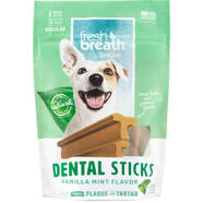 Tropiclean Fresh Breath Dental Stick Vanilla Mint Regular 227g