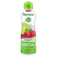 TropiClean EnduraScent Raspberry Lime Deodorising Shampoo 592mL