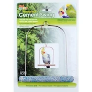 Penn Plax Cement Bird Swing with Wire Frame 7inch