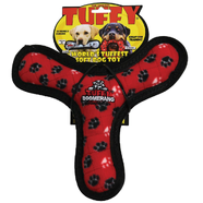 Tuffy Ultimates Boomerang - Red Paw Print