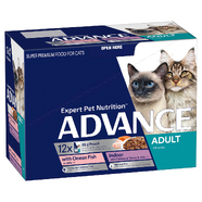 Advance Cat wet food pouches Multi Pack in jelly 12 x 85gm