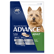 Advance Canine Adult Toy/Small Breed Turkey & Rice 3kg